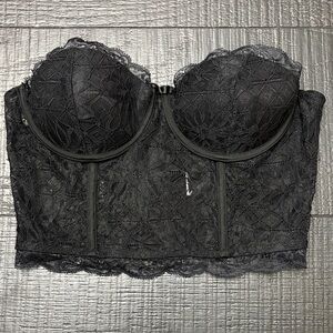 Elegant Black Lace Corset